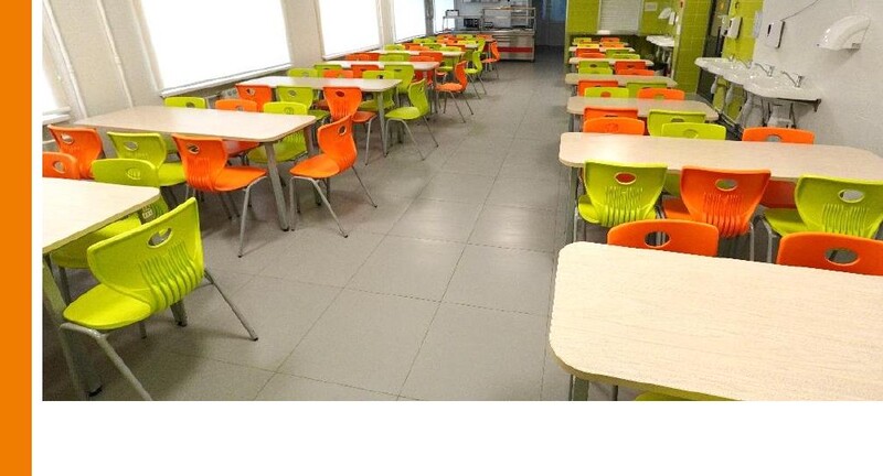 Мебель для школьной столовой — обеденный зал